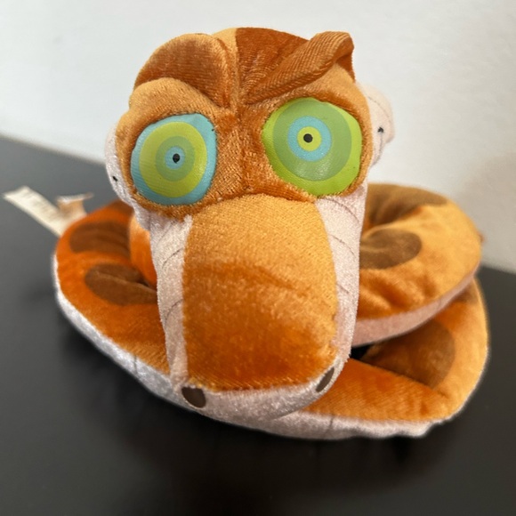 Disney RARE Kaa Snake Hypnotizing Glow In The Dark Eyes Plush Toy Jungle… - Picture 1 of 5